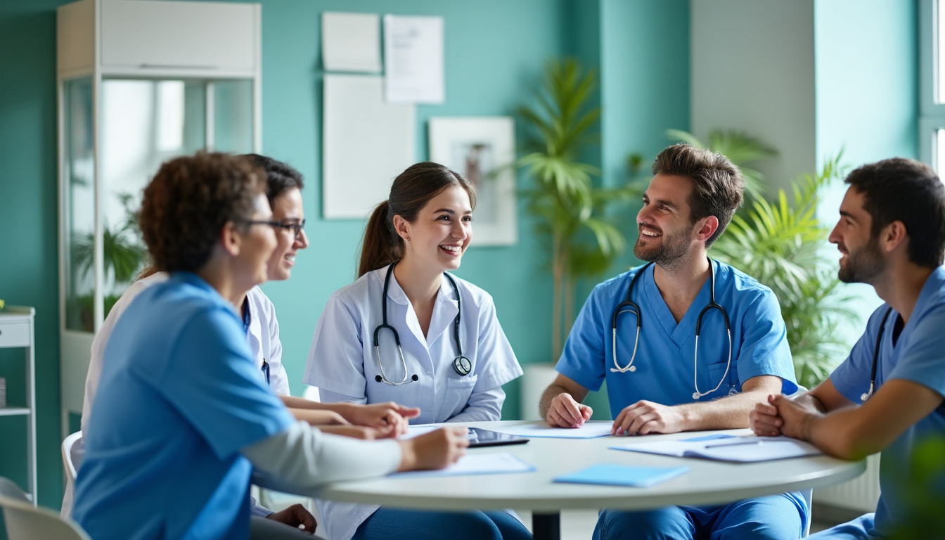 Équipe pluridisciplinaire coordonnant un parcours de soins local