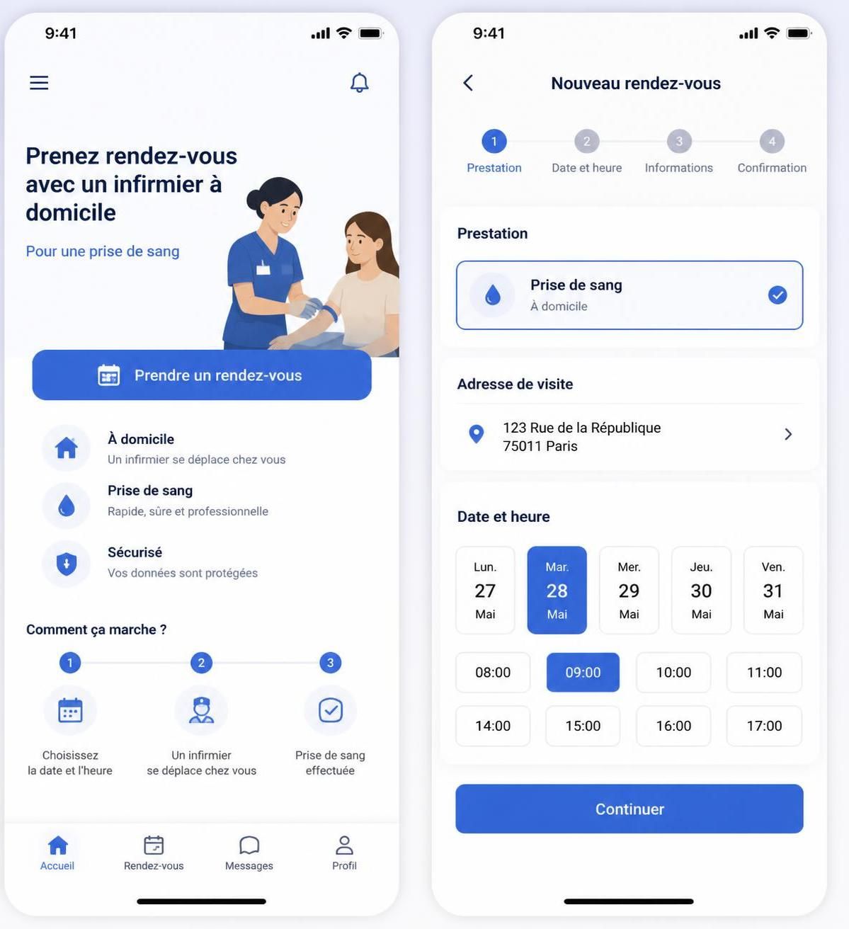 découvrez comment fonctionne la prise de sang à domicile réalisée par un infirmier et profitez des avantages de ce service pratique, rapide et confortable.