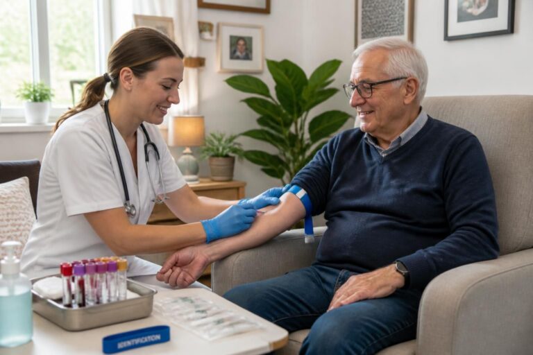 découvrez comment se déroule une prise de sang à domicile avec une infirmière professionnelle, pour un prélèvement simple, sécurisé et confortable chez vous.