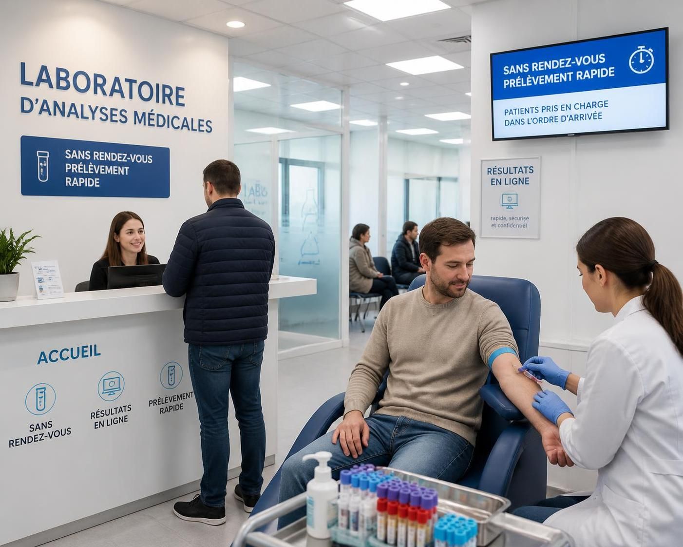 découvrez comment fonctionne un laboratoire de prise de sang sans rendez-vous et où en trouver près de chez vous pour des analyses rapides et pratiques.
