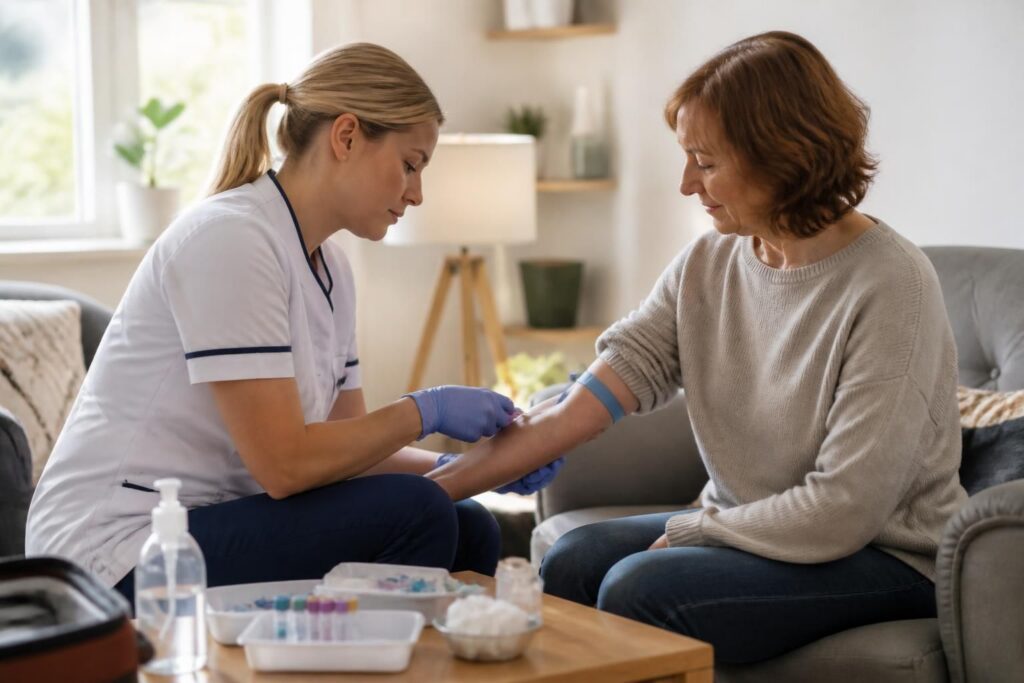 découvrez les avantages de la prise de sang réalisée par une infirmière à domicile et apprenez comment se déroule cette intervention pratique et sécurisée.