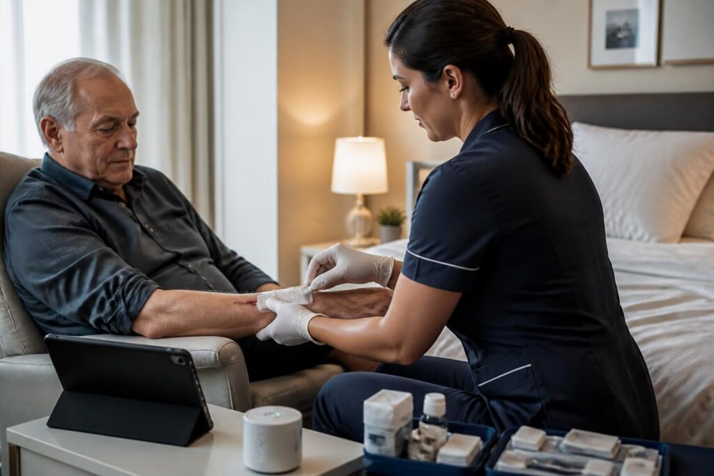 découvrez le tarif 2026 pour une infirmière à domicile réalisant un pansement, avec des informations détaillées sur les coûts et les facteurs influençant le prix.