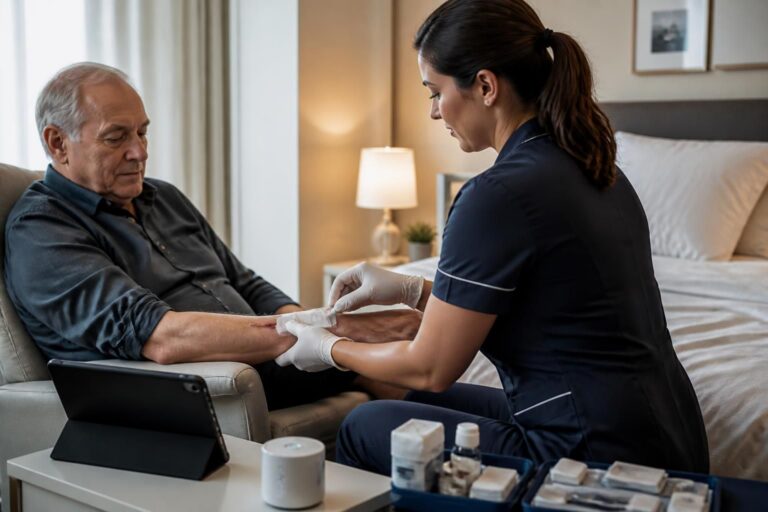 découvrez le tarif 2026 pour une infirmière à domicile réalisant un pansement, avec des informations détaillées sur les coûts et les facteurs influençant le prix.