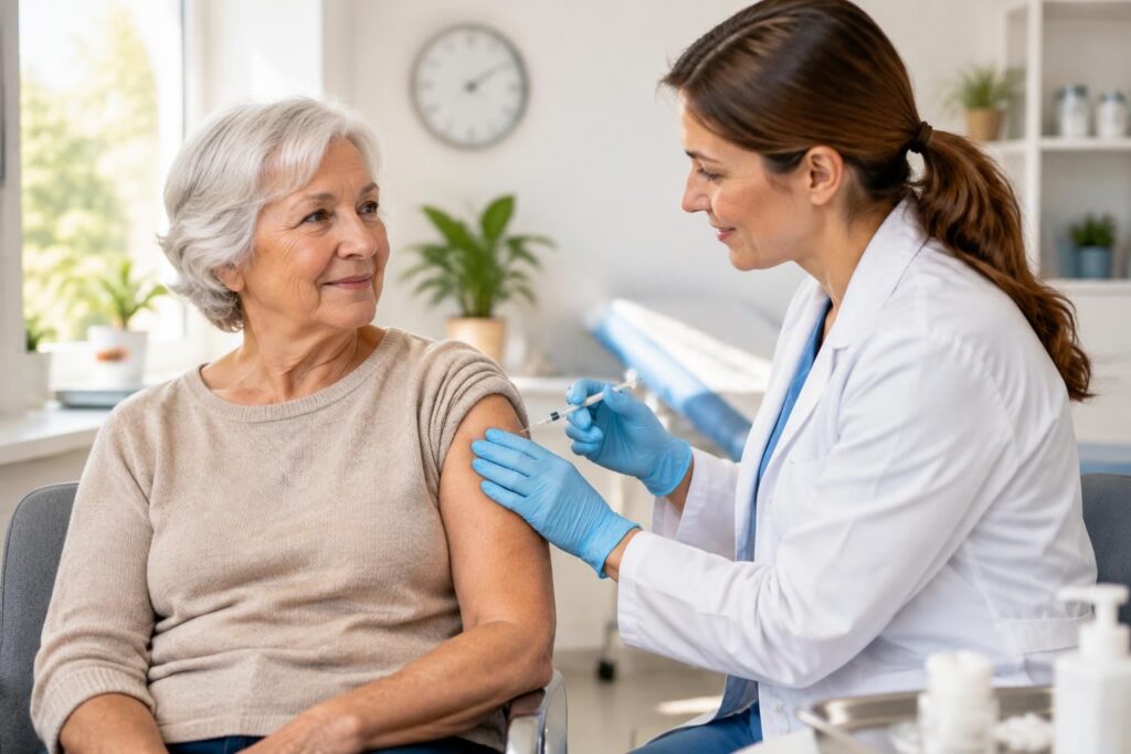 découvrez qui peut bénéficier de la vaccination contre le zona, à partir de quel âge elle est recommandée et quand la réaliser.
